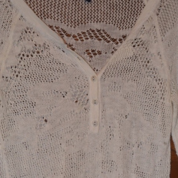 Cream Lace Top - Picture 2 of 4